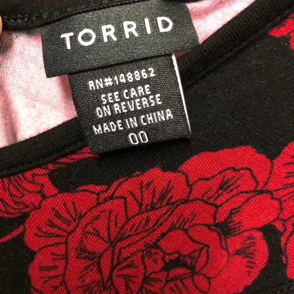 Torrid Babydoll Top (size 00) - Picture 4 of 4